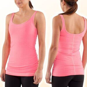 LULULEMON Daily Tank Wee Stripe Dune Flash Sz 4
